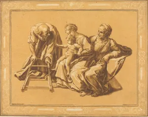 The Holy Family, 1724. Creator: Elisha Kirkall The Holy Family, 1724. Creator: Elisha Kirkall