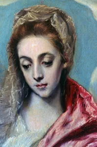 Holy Family with St Anne (detail), c1590-1595. Artist: El Greco Holy Family with St Anne (detail), c1590-1595. Artist: El Greco