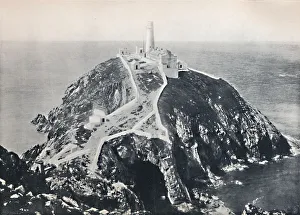 South Stack Lighthouse Prints: Holyhead - The South Stack, Lighthouse, 1895