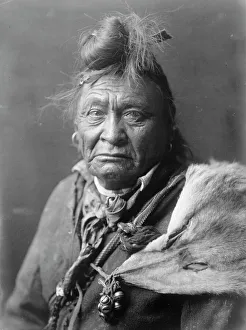 American West Heritage Images Prints: Hoop On the Forehead, c1908. Creator: Edward Sheriff Curtis