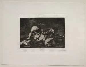 Francisco De Goya Etching Prints: The Horrors of War: Nor (Do These) Either. Creator: Francisco de Goya (Spanish, 1746-1828)