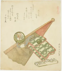 Horse Iris Pattern Print, Japan, 1822