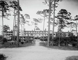 American Black And White Photography Prints: The Hotel Ormond, c1894. Creator: William H. Jackson