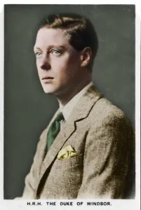 Colourised Black And White Print Prints: HRH The Duke of Windsor, 1937