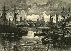 Our Own Country Book Illustrations Prints: Hull, from the Docks, 1898. Creator: Unknown