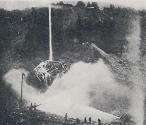 Early 20th Century Industry Photos Prints: Hydraulic Mining, 1923. Creator: Unknown