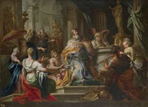 The Idolatry of King Solomon. Artist: Conca, Sebastiano (1680-1764) The Idolatry of King Solomon. Artist: Conca, Sebastiano (1680-1764)