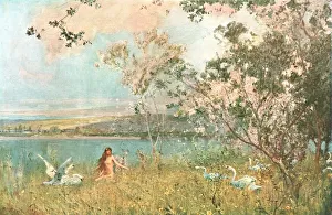 Colour Print of An Idyll of Spring, 1897
