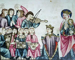 Illustration from the codex of the Cantigas de Santa Maria, c. 1280 Illustration from the codex of the Cantigas de Santa Maria, c. 1280