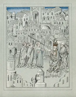 Illustration from the travels of the legendary English knight Sir John Mandeville, c1372 Illustration from the travels of the legendary English knight Sir John Mandeville, c1372