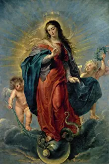 Cherubim In Art History Prints: The Immaculate Conception, 1628-1629. Creator: Peter Paul Rubens