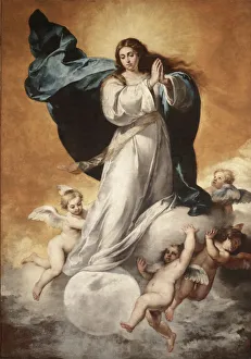Bartolome Esteban Murillo Artist Prints: The Immaculate Conception of the Virgin, 1650. Creator: Murillo, Bartolome Esteban
