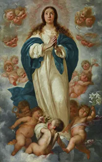 Immaculate Conception Painting Prints: The Immaculate Conception of the Virgin, c. 1670