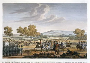 The Imperial Guard Manoeuvring in the Presence of the Two Emperors at Tilsit, 28 June 1807 The Imperial Guard Manoeuvring in the Presence of the Two Emperors at Tilsit, 28 June 1807