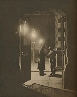 Scotland Yard Incident, c1935 Print
