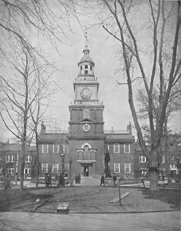 Independence Hall, Philadelphia, c1897. Creator: Unknown Independence Hall, Philadelphia, c1897. Creator: Unknown