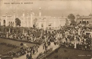 Indian Pavilion and Gardens Print, a 1925 photograph