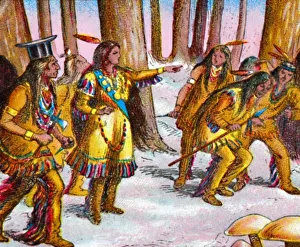 Coloured Lantern Slides Prints: The Indians, c1905