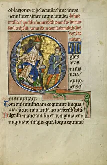 Initial Q: David Before Saul Print, after 1205