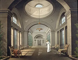 Interior of the Aviary in the Pavlovsk Palace, mid 19th century Interior of the Aviary in the Pavlovsk Palace, mid 19th century