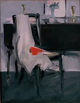 Post Impressionist Art Movement Prints: Interior, c1910-1920s. Creator: Samuel John Peploe
