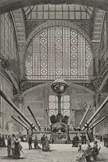 French Cultural Heritage Sites Prints: Interior of the Copper Pavilion at the Champ de Mars