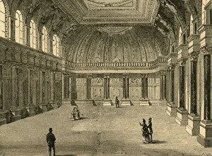 London Historical Buildings Prints: Interior of Drapers Hall, 1897. Creator: Unknown
