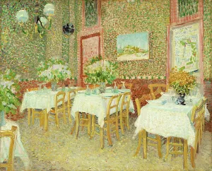 Prints of Interior of a Restaurant, 1887. Found in the collection of Kroller-Muller Museum, Otterlo Impressionism Prints: Kroller-Muller Museum Print: 1887 Restaurant Interior
