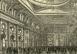 Our Own Country Book Illustrations Prints: Interior of the Royal Exchange, 1898. Creator: Unknown