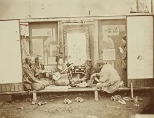 Interiors Print, 1884 - A Victorian-era interior scene