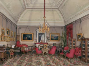 Interiors of the Winter Palace. The Fifth Reserved Apartment. The Drawing-Room of Grand Princess Maria Alexandrovna Interiors of the Winter Palace. The Fifth Reserved Apartment. The Drawing-Room of Grand Princess Maria Alexandrovna