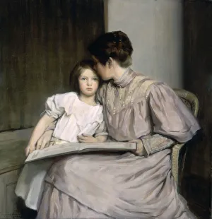 American Heritage Oil Paintings Prints: An Interlude, 1907. Creator: William Sergeant Kendall