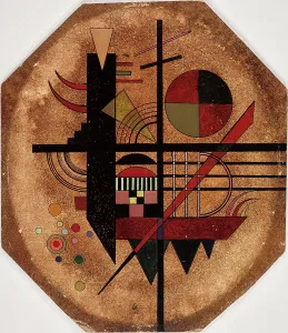 Centre Georges Pompidou Collection Prints: Intimate Message, 1925. Creator: Kandinsky, Wassily Vasilyevich (1866-1944)