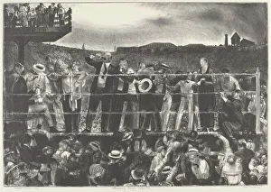 Introducing Georges Carpentier, 1921. Creator: George Wesley Bellows Introducing Georges Carpentier, 1921. Creator: George Wesley Bellows