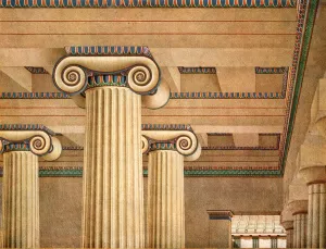 Acropolis Of Athens Images Prints: Ionic Hall in the Acropolis at Athens, Greece, (1928). Creator: Unknown