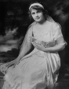 Vintage Bridal Attire Prints: Isabel B. Gardner, between c1910 and c1915. Creator: Bain News Service