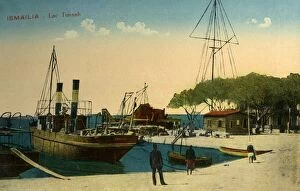 Ismailia Collection: Ismailia - Lac Timsah, c1918-c1939. Creator: Unknown