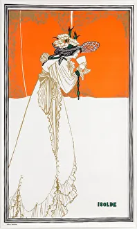 Aubrey Beardsley Prints: Isolde, 1890s