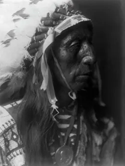 Oglala Sioux Tribe Prints: Jack Red Cloud-Ogalala [sic], c1907. Creator: Edward Sheriff Curtis