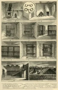 Jack Sheppard's Escapes Print, c1872