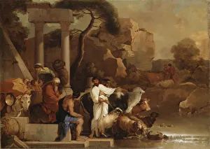 Baroque Art France Prints: Jacobs Departure