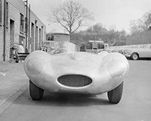 Classic Motor Transport Prints: Jaguar D Type prototype, 1954