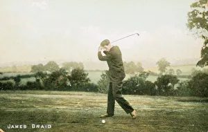 James Braid Print, c1910
