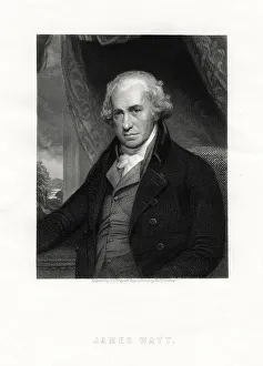 James Watt, Scottish inventor and engineer, 19th century.Artist: CE Wagstaff James Watt, Scottish inventor and engineer, 19th century.Artist: CE Wagstaff