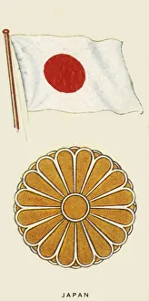 Japanese Flag Prints: Japan, c1935. Creator: Unknown