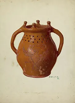 Bird Of Prey Artwork Prints: Jar, 1936. Creator: Eugene Shellady