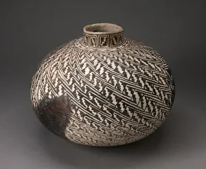 Jar with Interlocking-Stepped Motifs Print, A.D. 950/1400