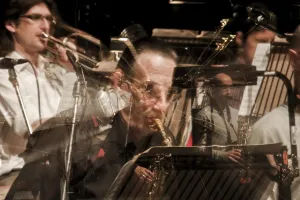 Jazz ensemble, 2010. Artist: Alan John Ainsworth Jazz ensemble, 2010. Artist: Alan John Ainsworth
