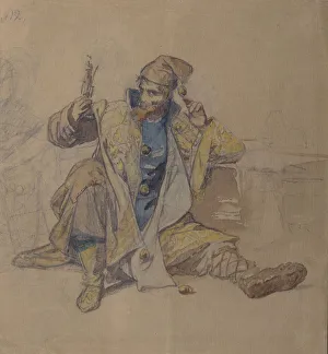 Jester of Tsar Ivan the Terrible. Artist: Litovchenko, Alexander Dmitrievich (1835-1890) Jester of Tsar Ivan the Terrible. Artist: Litovchenko, Alexander Dmitrievich (1835-1890)