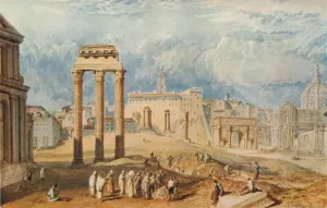 JMW Turner's Print of Forum Romanum, 1818